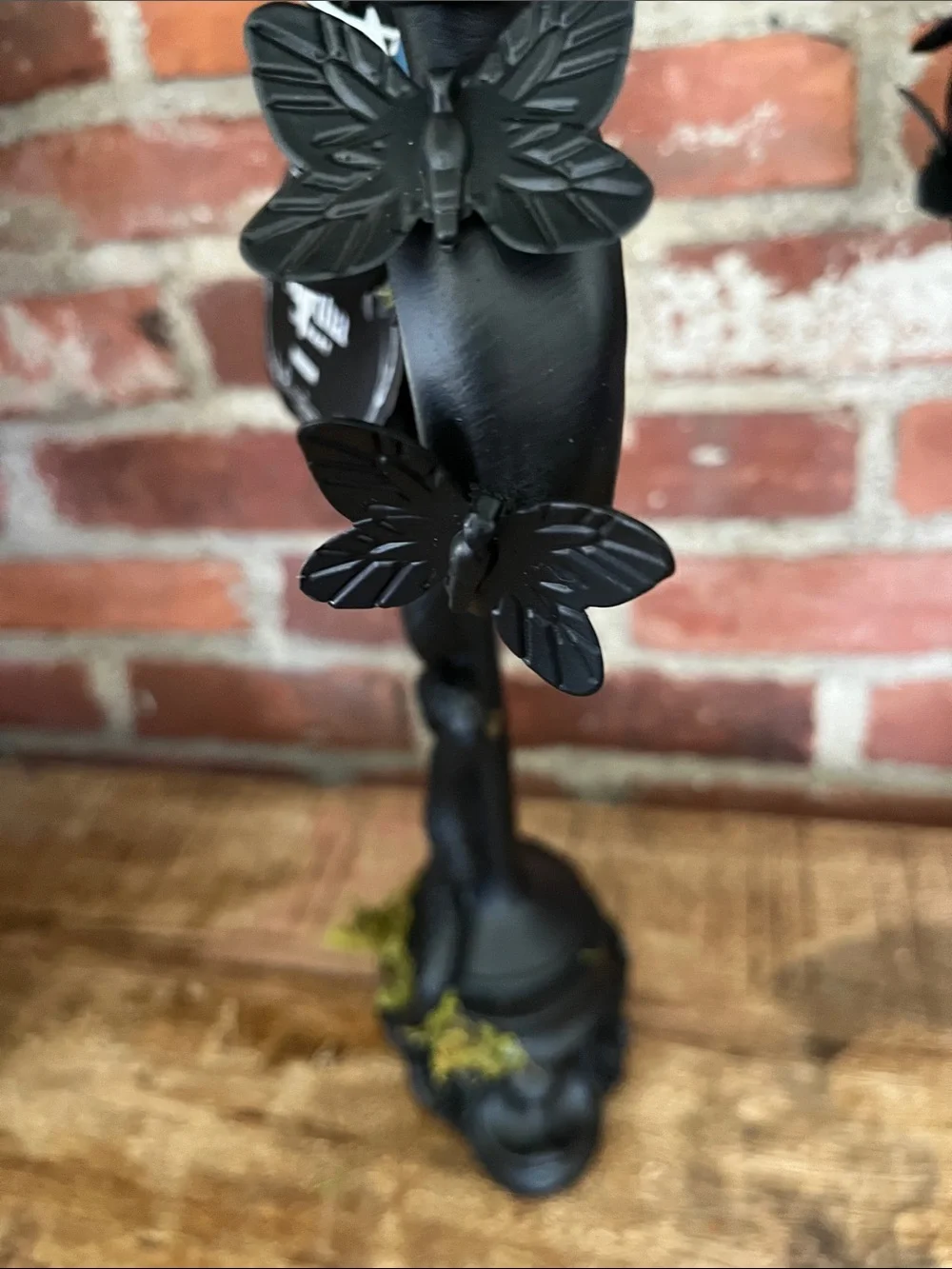 Martha Stewart Black Snake Three-Arm Candelabra Pair